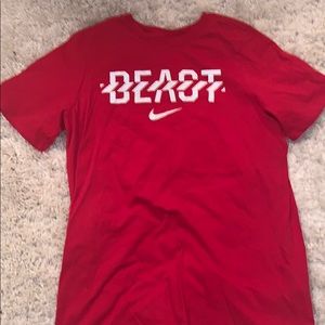 Red Nike Beast T-shirt